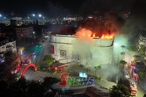 Provincial-level fire response drill held at Vincom urban area