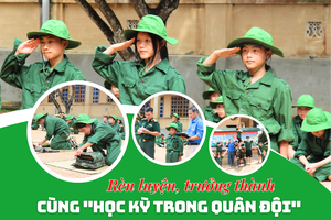 Rèn luyện, trưởng thành cùng "Học kỳ trong quân đội"