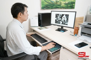 Lặng thầm sau những bức tranh minh họa