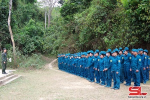 Xây dựng khu vực phòng thủ huyện ngày càng vững chắc