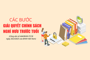 'Các bước giải quyết chính sách nghỉ hưu trước tuổi