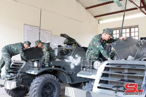 'Thực hiện tốt công tác hậu cần, kỹ thuật cho nhiệm vụ quân sự