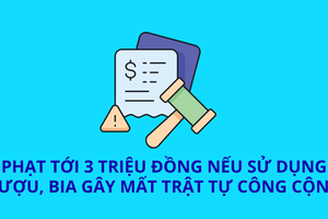 'Một số hành vi ảnh hưởng đến trật tự nơi cộng bị phạt tới 3 triệu đồng