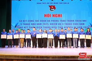 'Tuổi trẻ Sơn La chung sức, đồng lòng, tiên phong xây dựng quê hương giàu đẹp