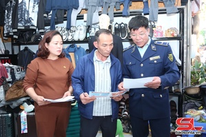 'Yên Châu tăng cường quản lý hàng hóa dịp Tết