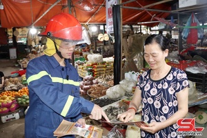 'Chủ động phòng ngừa hỏa hoạn tại các chợ dịp cao điểm Tết