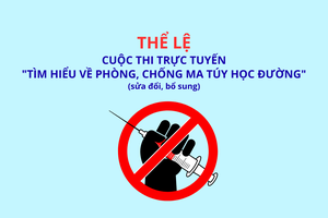 'Thể lệ Cuộc thi trực tuyến "Tìm hiểu về phòng, chống ma túy học đường" (sửa đổi, bổ sung)