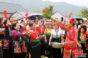 'Rộn ràng Lễ hội Cầu mưa của đồng bào Thái Mộc Châu