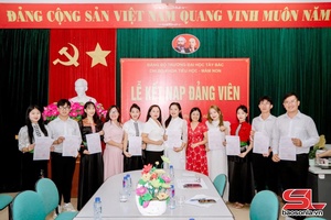 'Trường Đại học Tây Bắc đẩy mạnh phát triển đảng trong sinh viên