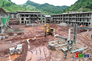 Nỗ lực hoàn thành trường liên cấp vùng biên Lóng Sập 