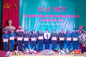 Đại hội thi đua Quyết thắng lực lượng vũ trang huyện Mai Sơn giai đoạn 2019-2024