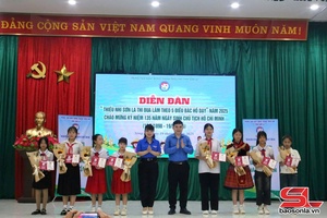 'Diễn đàn “Thiếu nhi Sơn La thi đua làm theo 5 Điều Bác Hồ dạy”
