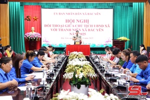 Chủ tịch UBND xã Bắc Yên đối thoại với thanh niên năm 2025 