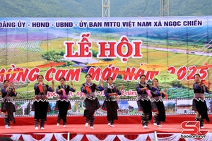Lễ hội mừng cơm mới xã Ngọc Chiến năm 2025