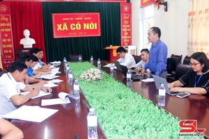 Tổ công tác 1169 của UBND tỉnh làm việc với huyện Mai Sơn