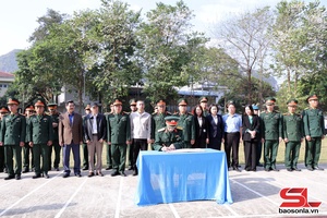 'Ban Chỉ huy phòng thủ khu vực 1 - Thuận Châu ra quân huấn luyện năm 2026