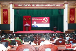 'Tập huấn nghiệp vụ công tác nội chính, cải cách tư pháp; phòng, chống tham nhũng, lãng phí, tiêu cực