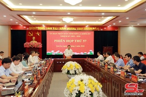 'Phiên họp thứ 57 UBND tỉnh Sơn La khóa XV