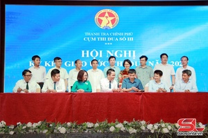 'Thanh tra các tỉnh trong Cụm thi đua số III ký kết giao ước thi đua năm 2026