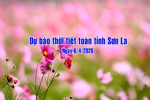 'Dự báo thời tiết toàn tỉnh Sơn La ngày 6/4/2026