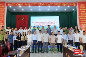 'Sở Nông nghiệp và Môi trường làm việc tại xã Phiêng Cằm