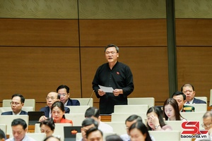 'Đoàn đại biểu Quốc hội tỉnh Sơn La tham gia thảo luận tại hội trường
