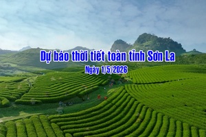 'Dự báo thời tiết toàn tỉnh Sơn La ngày 01/5/2026