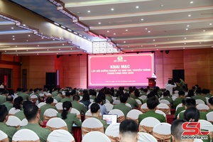 'Bồi dưỡng nghiệp vụ báo chí, truyền thông Công an nhân dân cho 300 học viên