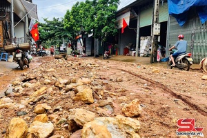 'Sơn La mưa lớn gây thiệt hại nhiều tài sản