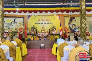 'Ban Trị sự Giáo hội Phật giáo Việt Nam tỉnh Sơn La tổ chức Lễ Khai pháp khóa An cư Kiết hạ