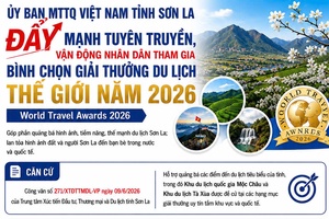 'Tuyên truyền, vận động nhân dân tham gia bình chọn Giải thưởng Du lịch thế giới năm 2026