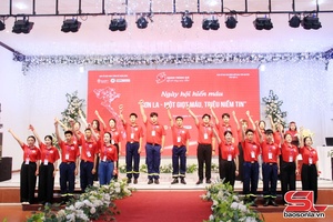 'Chương trình “Hành trình Đỏ” tại Sơn La tiếp nhận hơn 1.000 đơn vị máu