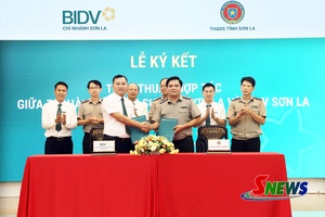 'Ký kết hợp tác giữa Thi hành án dân sự tỉnh và BIDV Sơn La