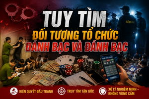 'Truy tìm 3 đối tượng về hành vi tổ chức đánh bạc và đánh bạc