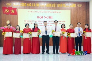 'Phường Chiềng An vinh danh 71 giáo viên, học sinh có thành tích xuất sắc