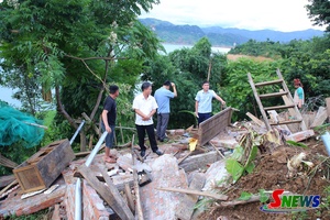 'Quỳnh Nhai, Mường Giôn thiệt hại trên 1,4 tỷ đồng do mưa lũ