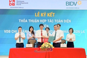 'BIDV Sơn La và VDB Sơn La ký kết thỏa thuận hợp tác toàn diện