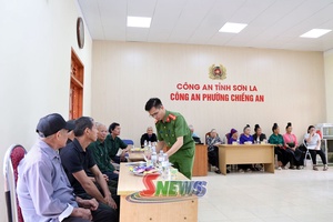 'Thu nhận mẫu ADN cho thân nhân liệt sĩ chưa xác định được thông tin tại phường Chiềng An