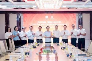 Các đồng chí lãnh đạo tỉnh Sơn La làm việc với Tập đoàn SunGroup