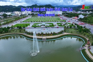 'Dự báo thời tiết toàn tỉnh Sơn La ngày 9/8/2026