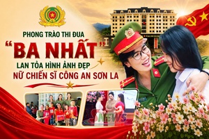 'Phong trào thi đua "Ba nhất" - Lan tỏa hình ảnh đẹp nữ chiến sĩ Công an Sơn La