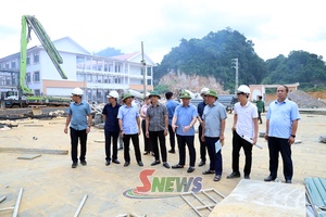 Tổ giám sát của Ủy ban Kiểm tra Trung ương giám sát tiến độ thực hiện dự án các trường học biên giới Lóng Phiêng, Phiêng Khoài, Yên Sơn và Phiêng Pằn