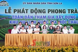 Lễ phát động phong trào toàn dân xây dựng Khu du lịch quốc gia Mộc Châu Xanh - Sạch - Đẹp - Văn minh