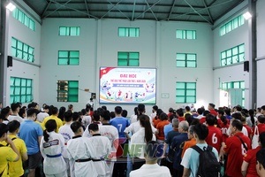 'Khai mạc các môn thi đấu trước Đại hội Thể dục thể thao phường Tô Hiệu lần thứ nhất