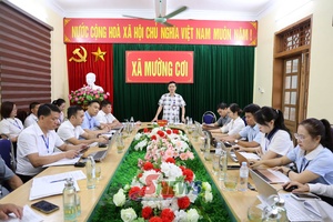 'Kiểm tra công tác cải cách hành chính tại xã Mường Cơi