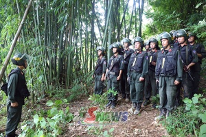 'Tiểu đoàn 2, Trung đoàn Cảnh sát cơ động số 2 hoàn thành hành quân dã ngoại tại xã Chiềng Mai