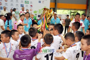 'U9 HVL Sơn La vô địch Giải bóng đá U9 toàn quốc
