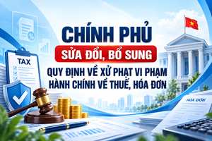 'Chính phủ sửa đổi, bổ sung một số điều về xử phạt vi phạm hành chính thuế, hóa đơn