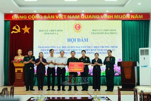 'Hội CCB tỉnh Sơn La và Thành phố Hải Phòng tăng cường hợp tác, trao đổi kinh nghiệm hoạt động