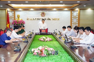Tháo gỡ vướng mắc về việc rà soát, cắm biển báo khu vực biên giới